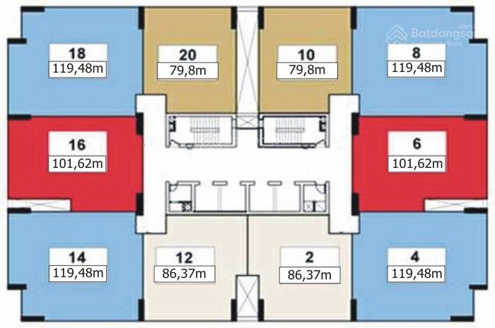 Căn hộ Rainbow 102m² giá 15 triệu - Tiện nghi đầy đủ, trung tâm Hà Đông