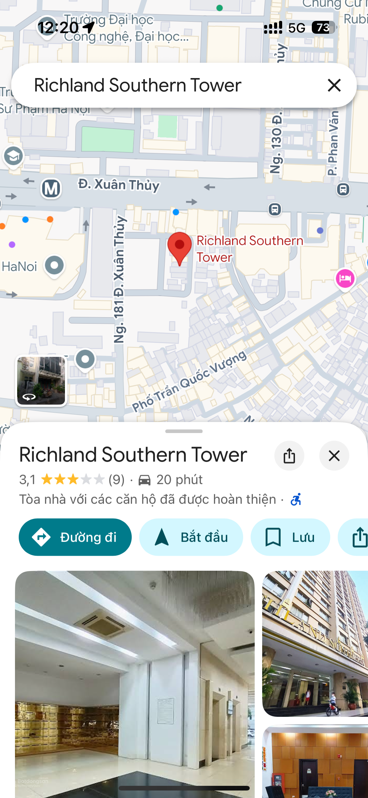 Căn hộ 90m² giá 13.5 triệu - Cạnh trường tiểu học Dịch Vọng A