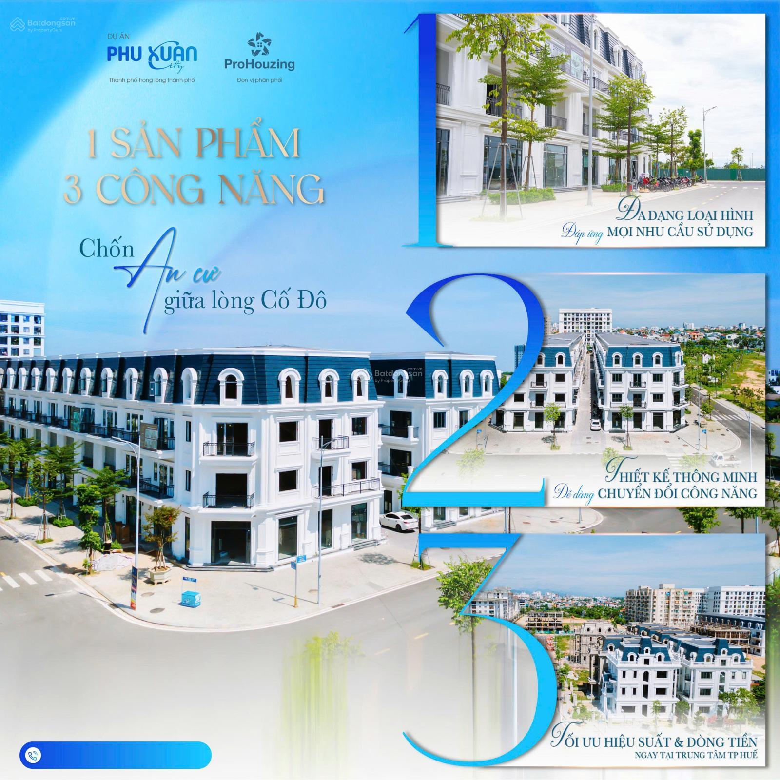 Nhà phố Phú Xuân City 126m² giá 2.3 tỷ - Cơ hội vàng đầu tư!