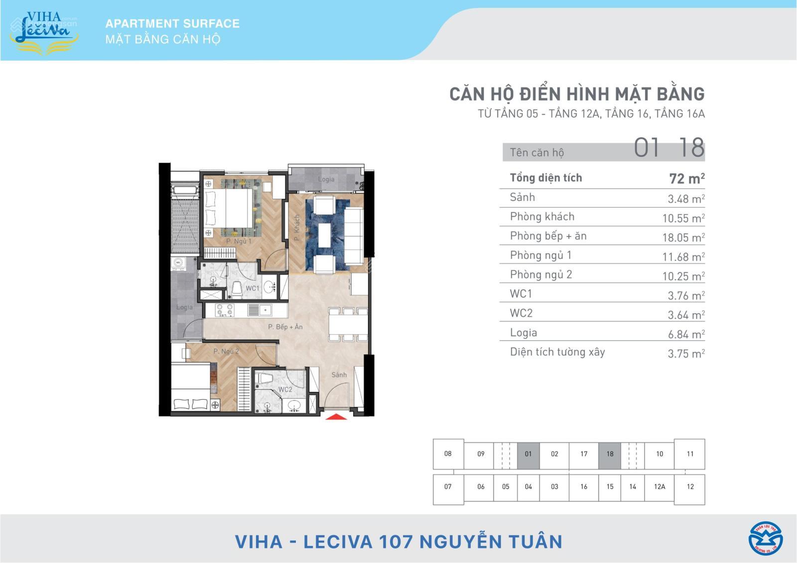 Căn hộ Viha Leciva 72m² giá 7,2 tỷ - Cơ hội đầu tư hiếm có!
