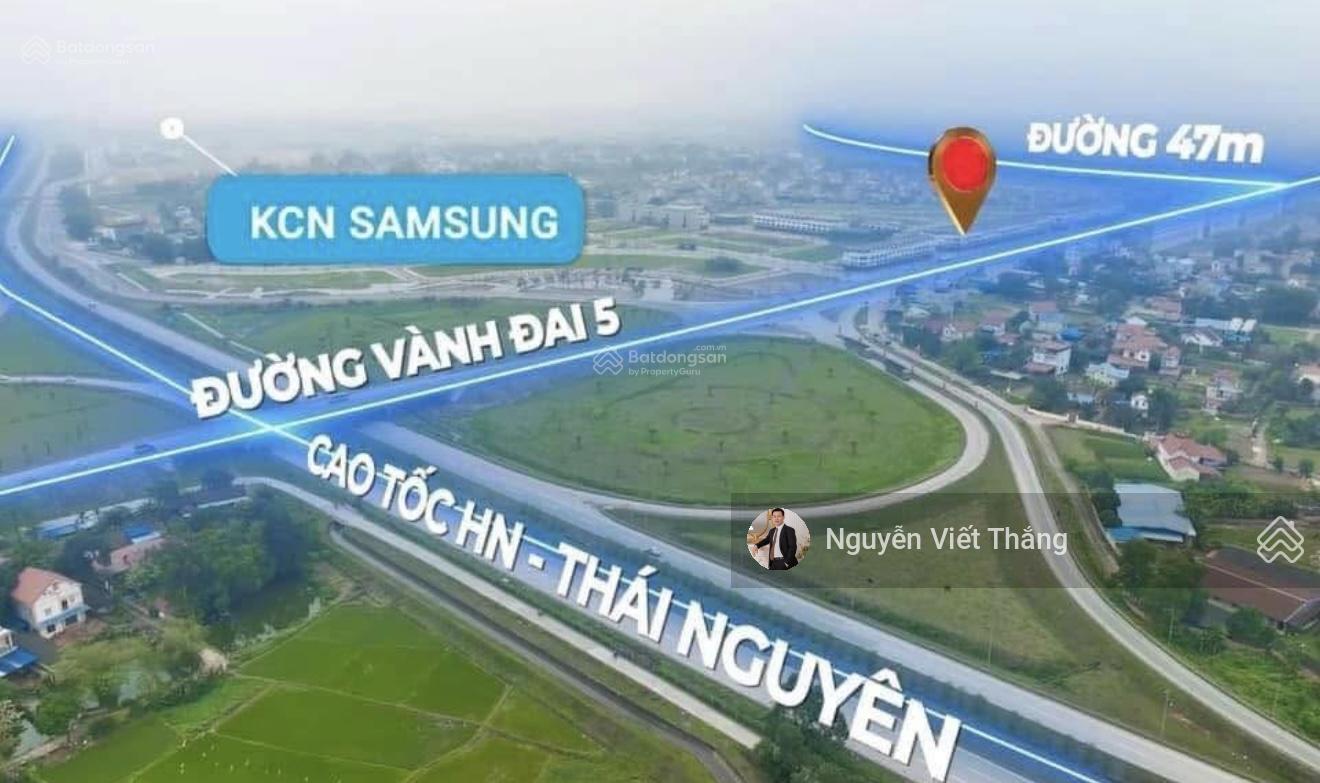 Đất nền Khu dân cư Tân Tiến Phổ Yên 100m² giá 1.95 tỷ - Cơ hội đầu tư tuyệt vời!