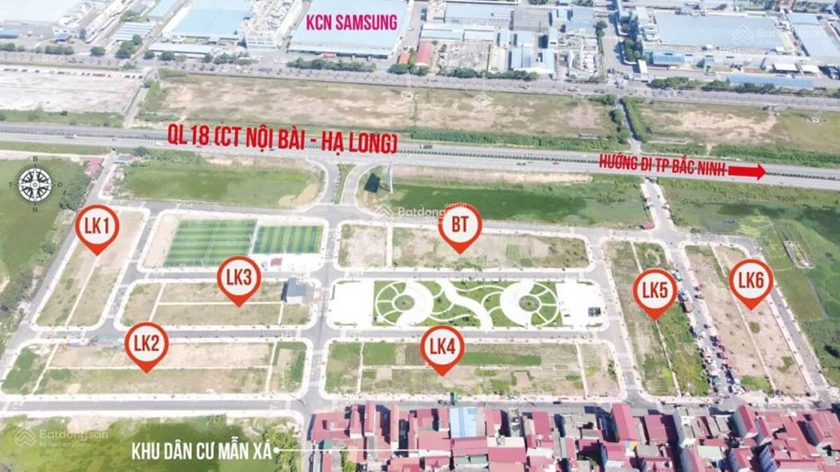 Đất nền Yên Phong 100m² giá 3.6 tỷ - Cơ hội đầu tư hấp dẫn!