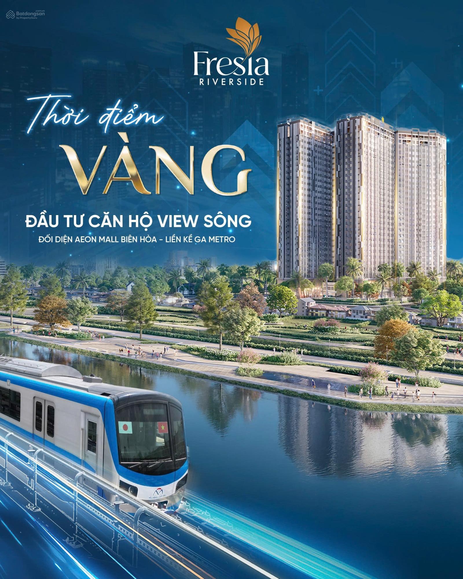 Căn hộ Fresia Riverside 51m² chỉ 1.79 tỷ - Cơ hội đầu tư hấp dẫn!