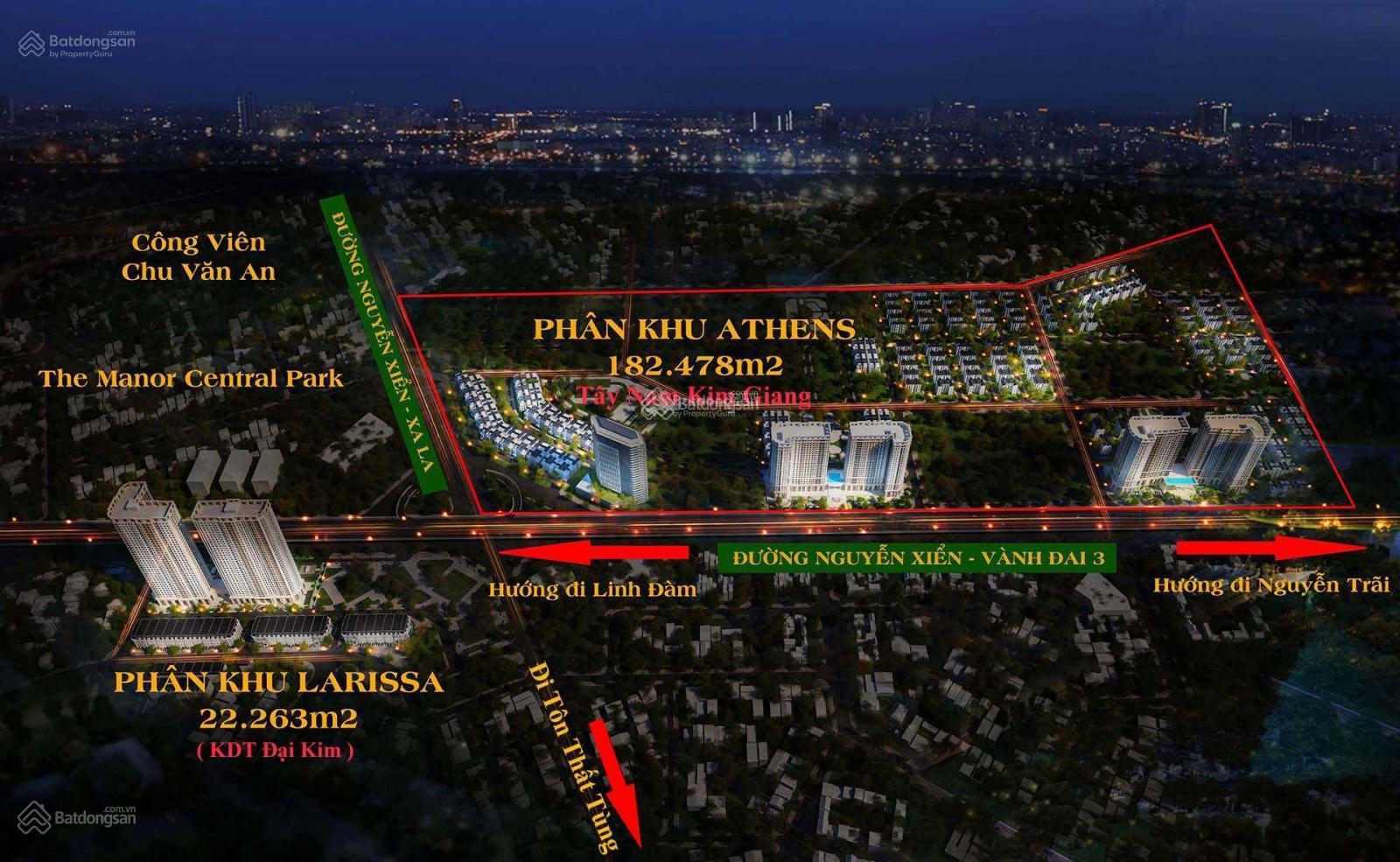 Biệt thự Tây Nam Kim Giang 218m² giá 50 tỷ - Cơ hội đầu tư đẳng cấp!