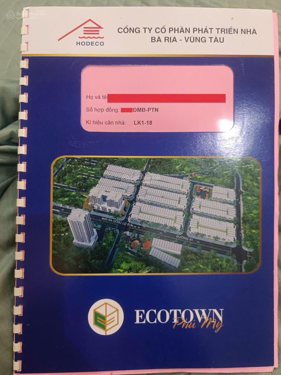 Bán nhà LK1 Ecotown Phú Mỹ 97.5m² - Cơ hội đầu tư hấp dẫn!