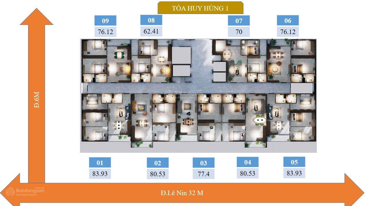 Chung cư Huy Hùng 70-85m² giá từ 2.X tỷ - Sẵn sàng bàn giao!