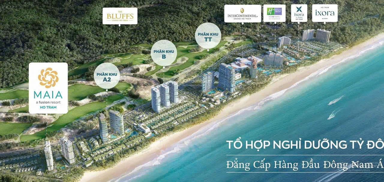 Căn hộ Maia Resort Hồ Tràm 35m² giá 2.3 tỷ - Cơ hội đầu tư hấp dẫn!