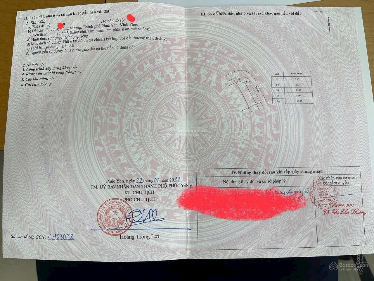 Lô góc 85m² giá 4x triệu - Xây dựng tự do tại TMS Phúc Yên