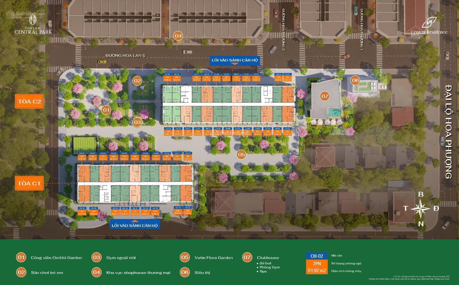 Căn hộ Him Lam Central Park Hải Phòng 40m² giá 750 triệu - Cơ hội sở hữu tuyệt vời!