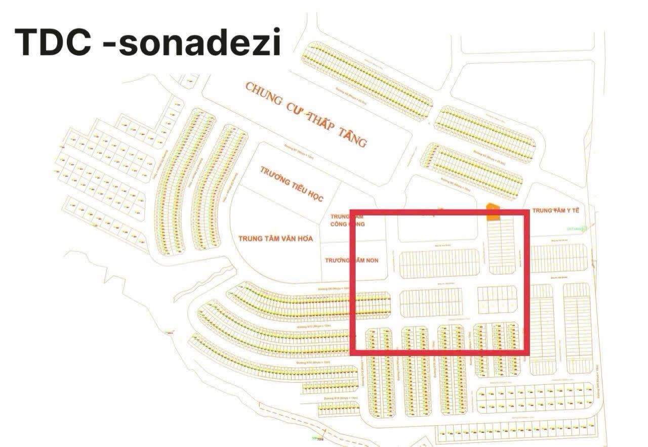 Đất Tái Định Cư Sonadezi 90m² giá 1.25 tỷ - Cơ hội đầu tư hấp dẫn!