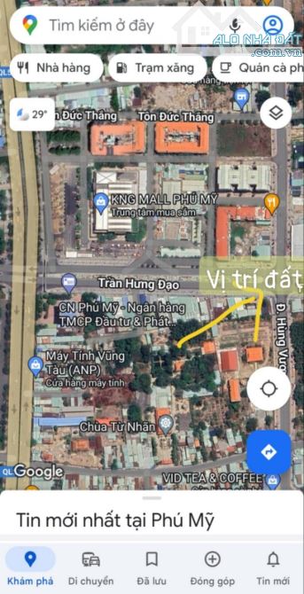 Bán lô đất 400m² ngay góc Trần Hưng Đạo - Hùng Vương, cơ hội hiếm