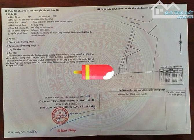 Nhà 1 tấm 140m² giá 860 triệu tại Tân Hiệp, Hóc Môn - Cơ hội đầu tư tốt!