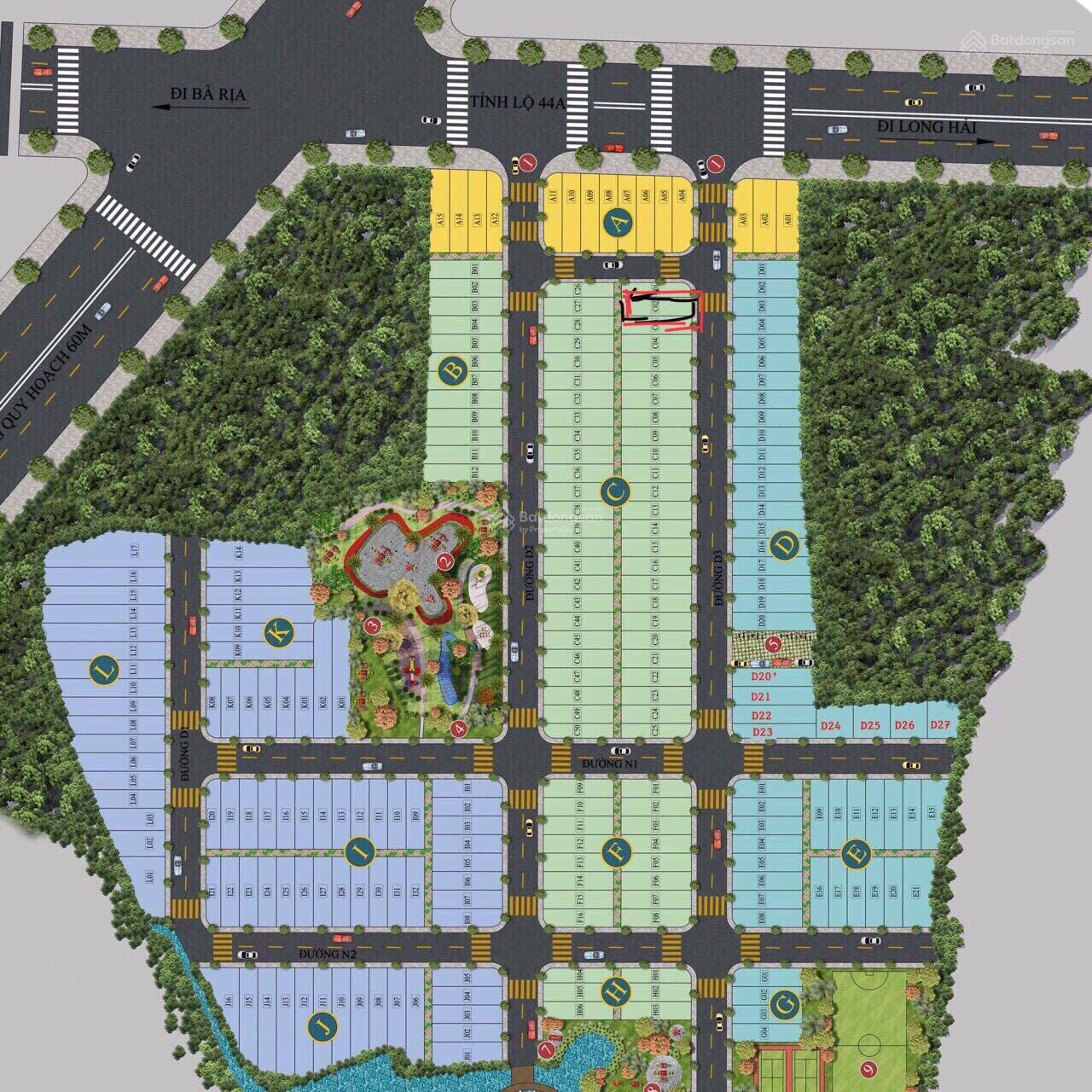 Đất nền dự án Moon Lake 110m² tại Long Điền - Giá chỉ 1.1 tỷ