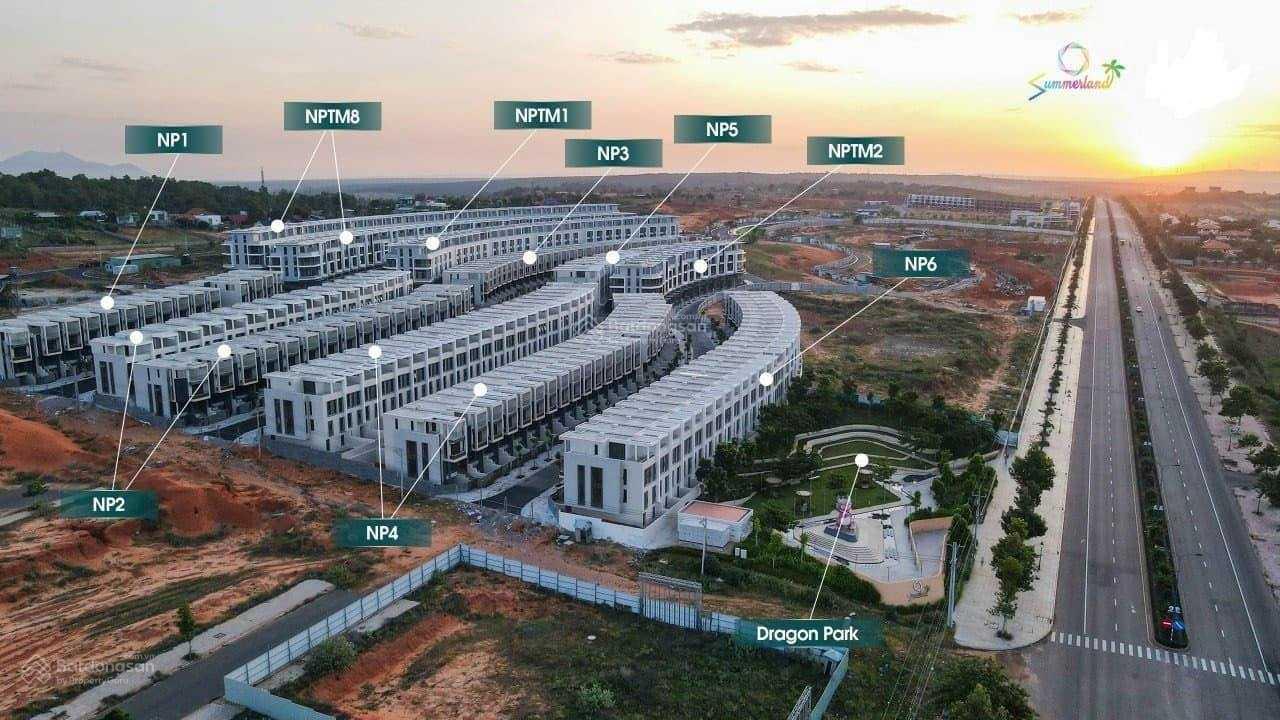 Townhouse Mũi Né Summerland 100m² giá 5.02 tỷ - Cơ hội đầu tư hấp dẫn!