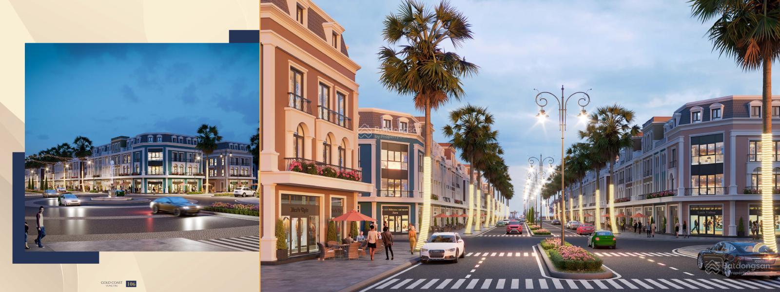 Townhouse 108m² Gold Coast Vũng Tàu giá 6,4 tỷ - Cơ hội đầu tư tuyệt vời!