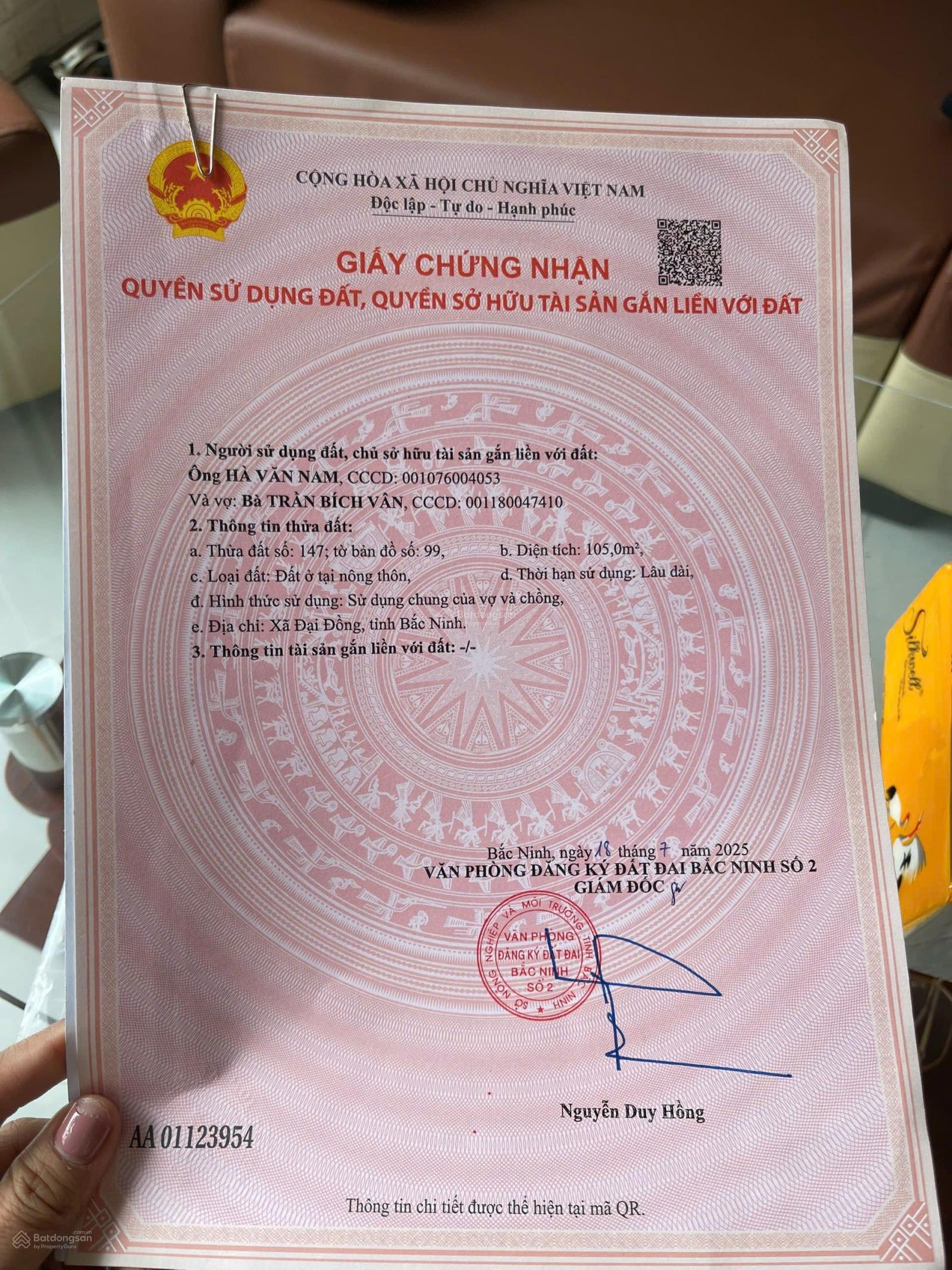 Đất nền 105m² view công viên Dương Húc - Bắc Ninh giá 4,5 tỷ - Cơ hội đầu tư hiếm có!