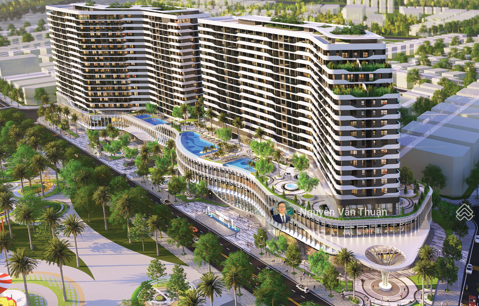 Căn hộ Diamond Sky 125m² giá 130 triệu/m² - Chiếm giữ vị trí đắc địa