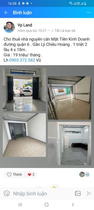 Nhà Nguyên Căn Cho Thuê 72m² Quận 6 - Cơ Hội Vàng Kinh Doanh!