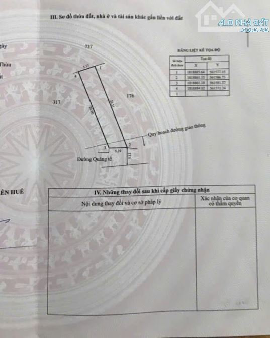 Đất Quảng Tế Trường An 130m² giá 2.99 tỷ - Cơ hội đầu tư hấp dẫn!
