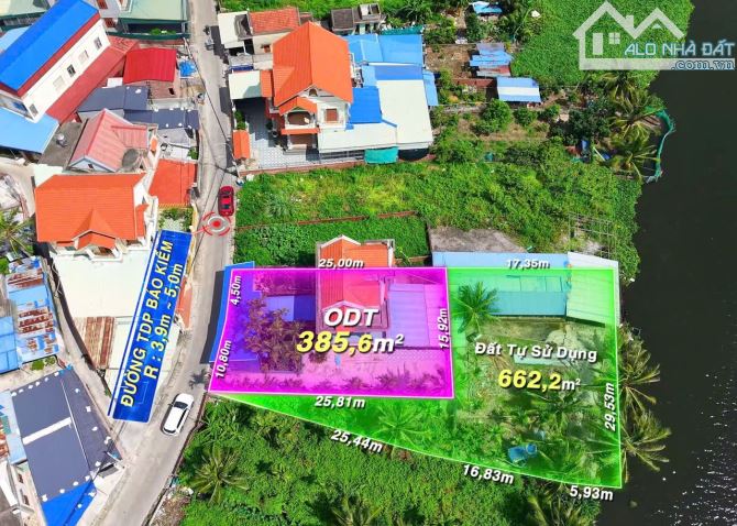 Đất nền view sông Hậu Long 1000m² giá 9.2 tỷ - Cơ hội đầu tư hiếm có!