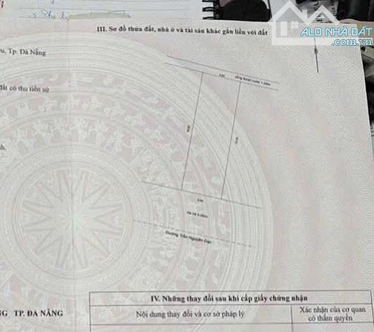 Đất mặt tiền đường Trần Nguyên Đán 80m² giá 6.29 tỷ - Cơ hội đầu tư hấp dẫn!