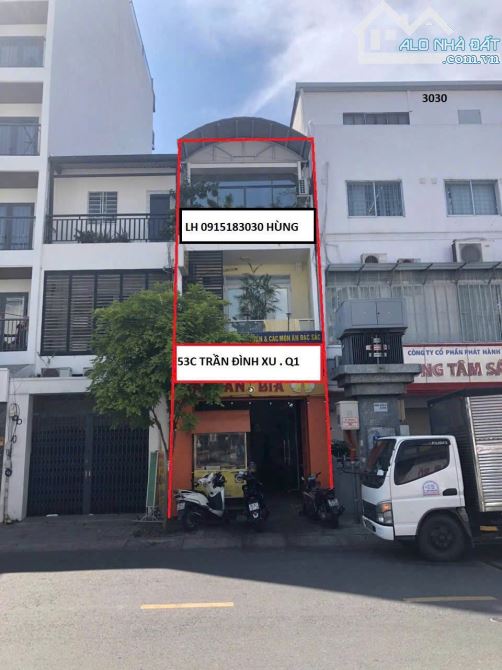 Nguyên căn mặt tiền Trần Đình Xu 320m² giá 49 triệu - Cơ hội kinh doanh lý tưởng!