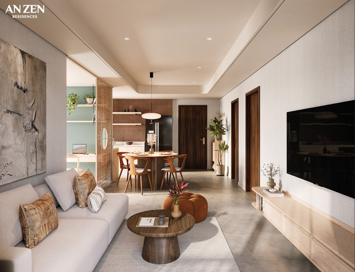 Căn hộ 3 phòng ngủ An Zen Residence