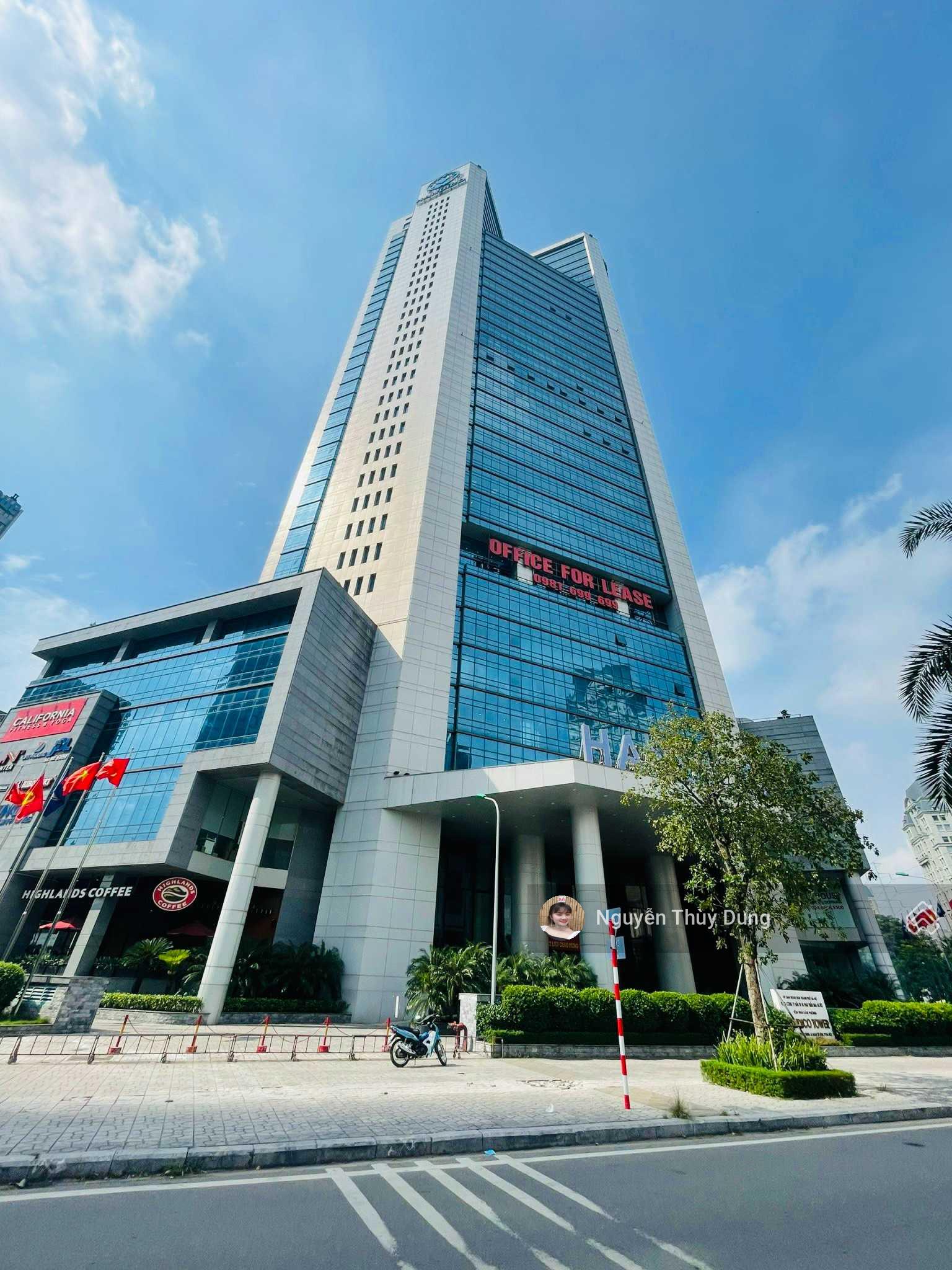 Cho thuê sàn văn phòng tại Handico Tower, Phạm Hùng - Diện tích linh hoạt từ 150m² đến 850m²