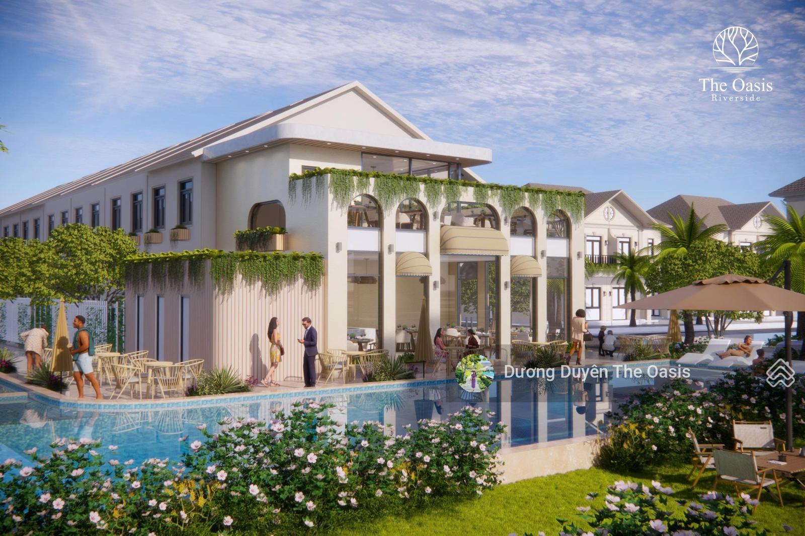 Nhà phố biệt thự ven sông The Oasis Riverside 120m² - Không gian sống thượng lưu!