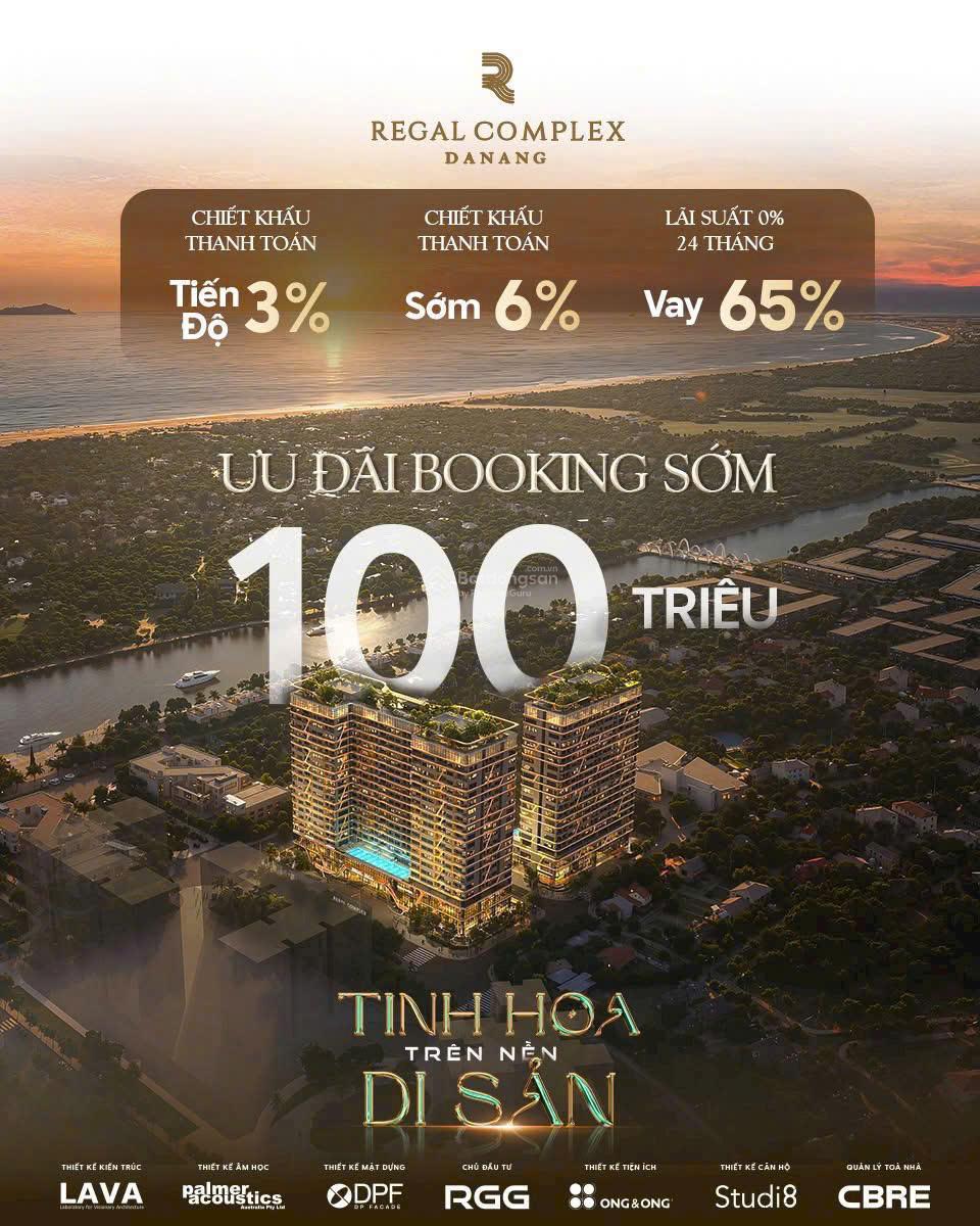 Căn hộ Regal Complex Đà Nẵng 59.5m² - Tặng ngay 100 triệu khi booking sớm!
