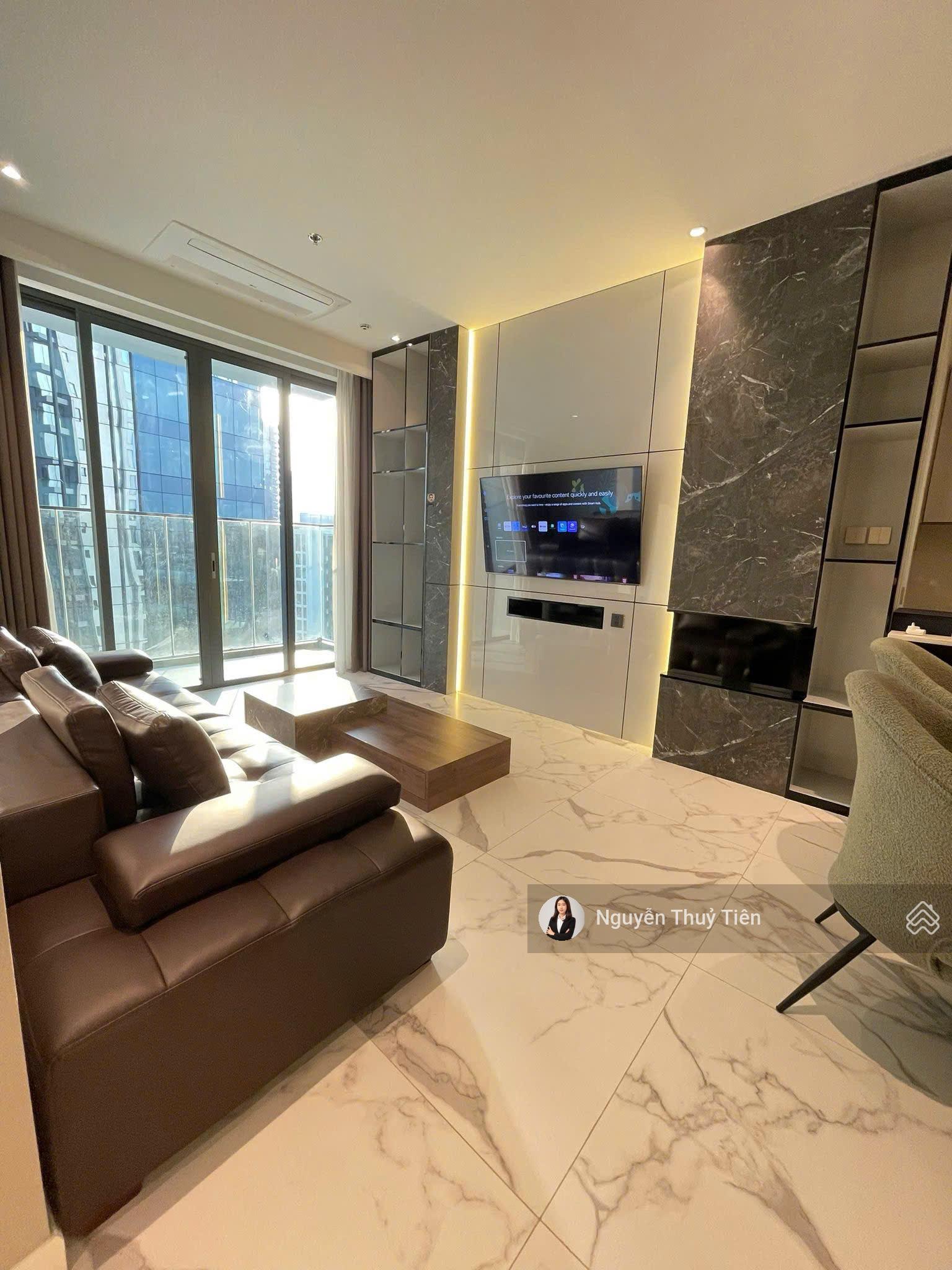 Căn hộ The Crest Thủ Thiêm 83m² giá 38 triệu - Tầng cao view thoáng mát!