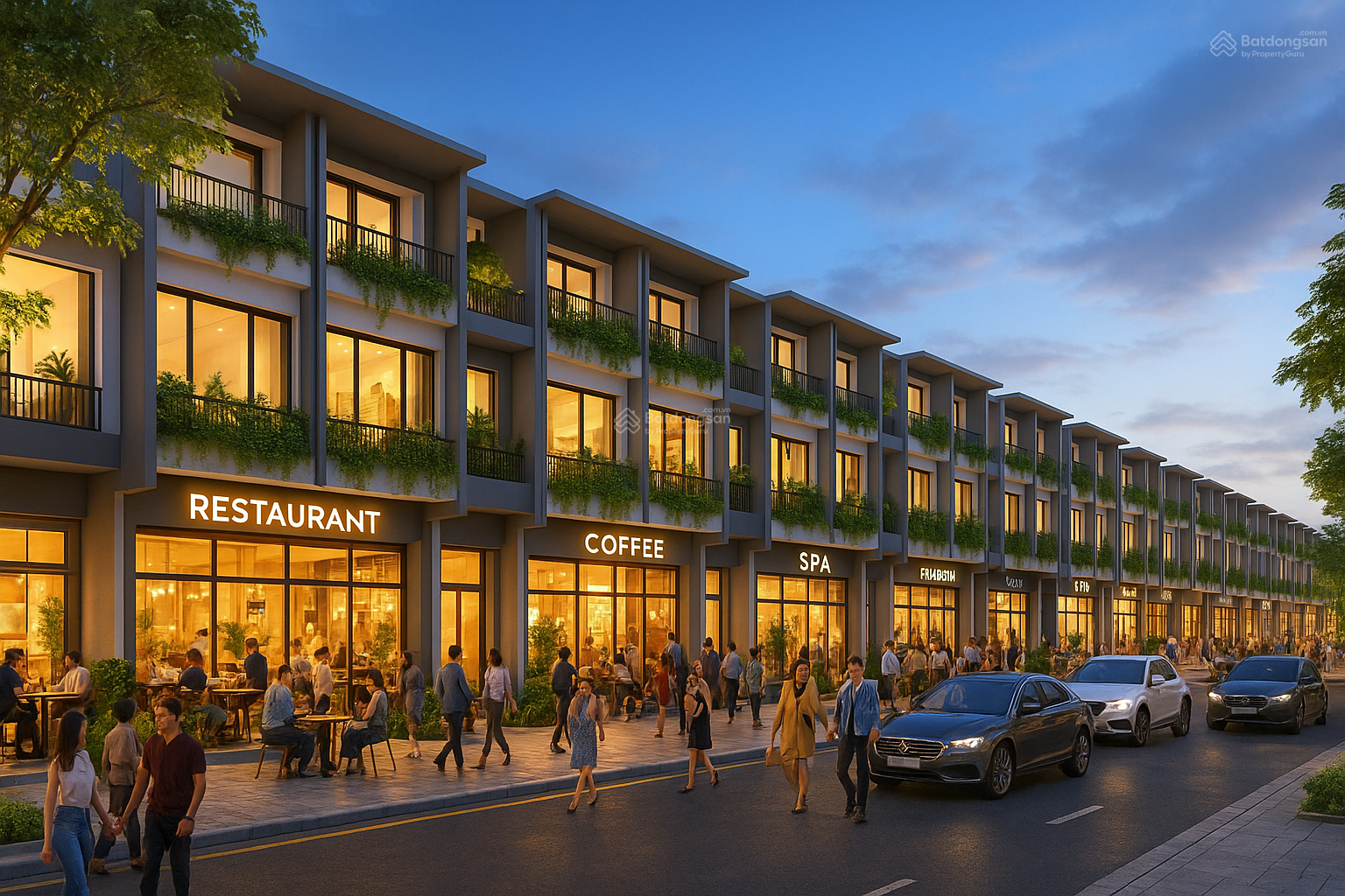 Shophouse tại The Pearl Riverside, Bến Lức 126m² - Cơ hội đầu tư độc đáo đối diện bến du thuyền!