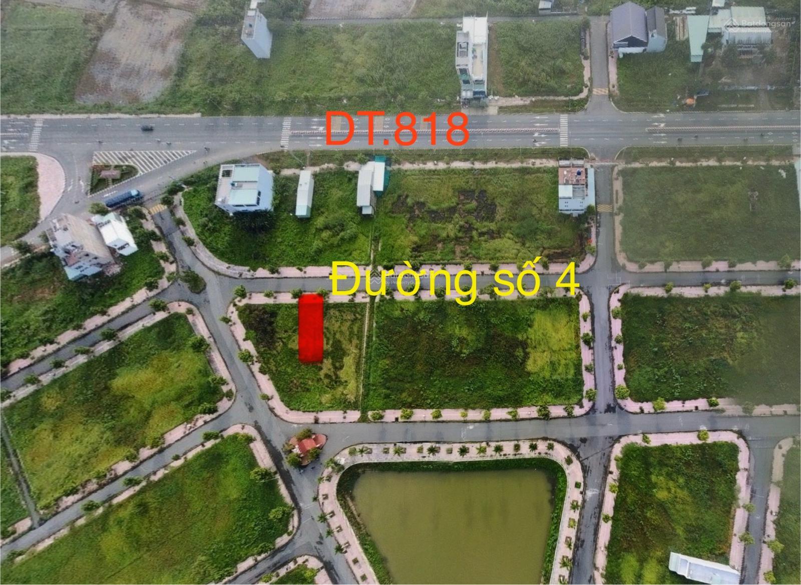 Bán đất mặt tiền đường Số 4 Thủ Thừa 100m² giá 1.3 tỷ - Đầu tư sinh lời nhanh!