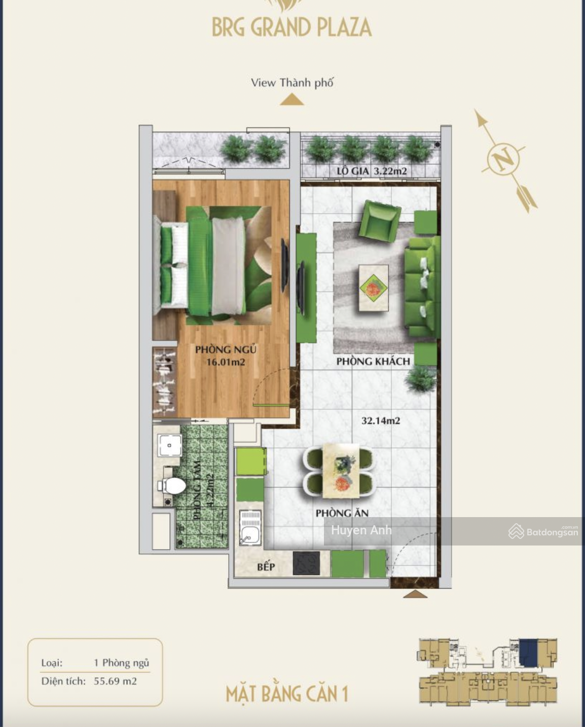 Căn hộ Diamond Park Plaza Láng Hạ 57m² giá 7.x tỷ - Đầu tư sinh lời hiệu quả!