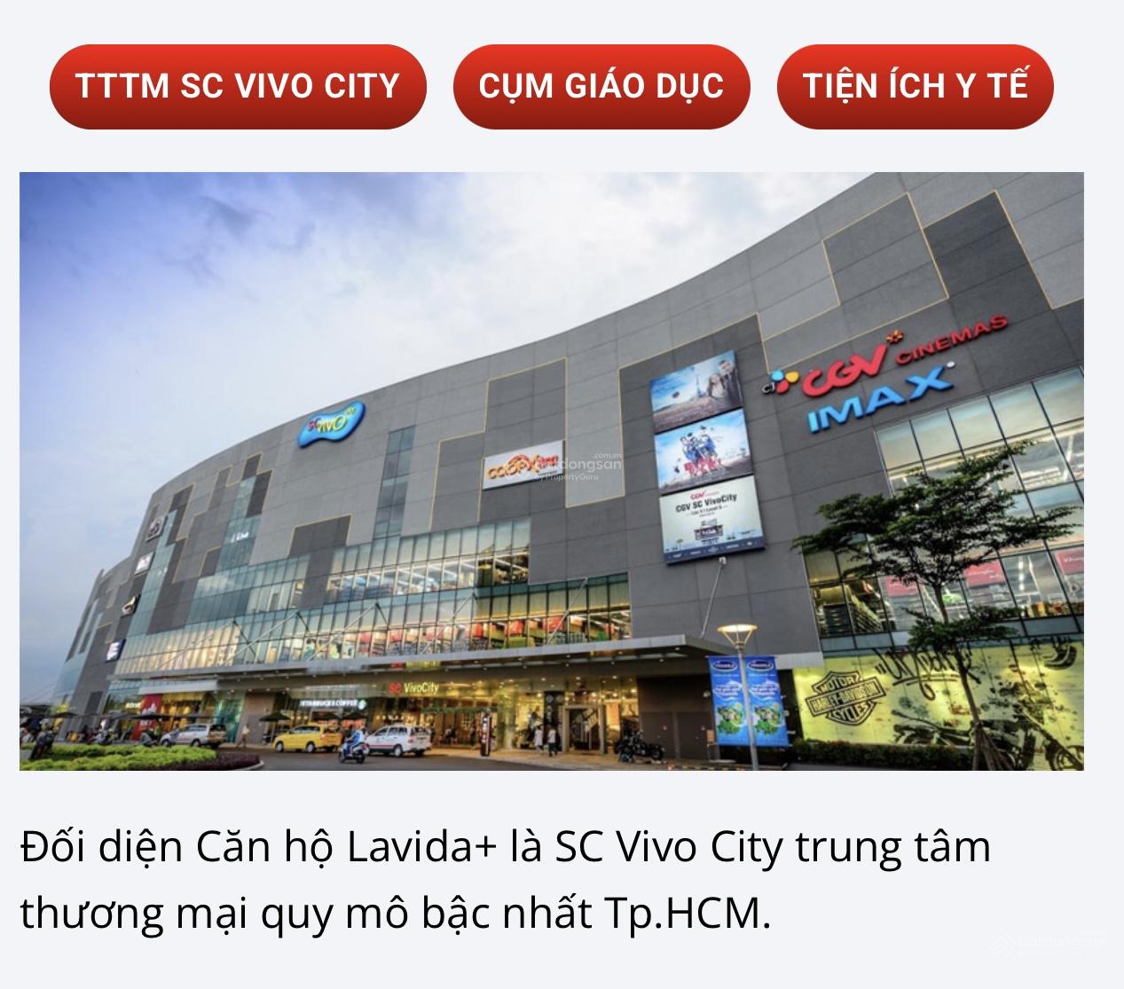 Căn hộ Lavida Plus Quận 7 27m² giá 1,85 tỷ - Không gian sống lý tưởng chờ bạn!