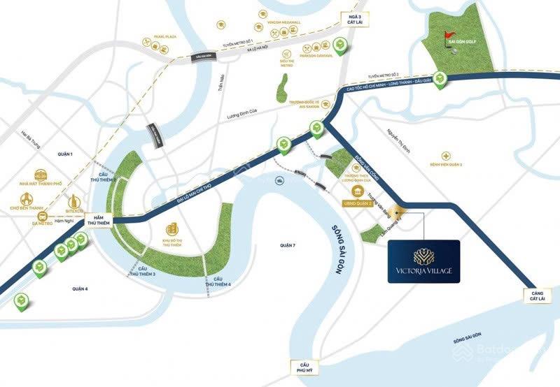 Căn hộ Victoria Village Thạnh Mỹ Lợi 82m² giá 6,4 tỷ - Sẵn sàng bàn giao!