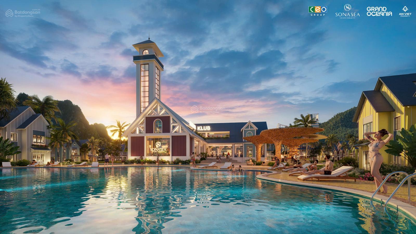 Nhà phố biển Grand Oceania Vân Đồn 100m² giá chỉ 6,6 tỷ - Sở hữu ngay mặt tiền biển!