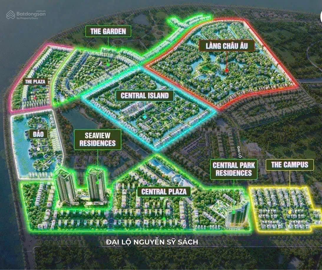 Biệt thự đảo Làng Châu Âu Eco Central Park 200m² giá 16.934 tỷ - Không thể bỏ lỡ!