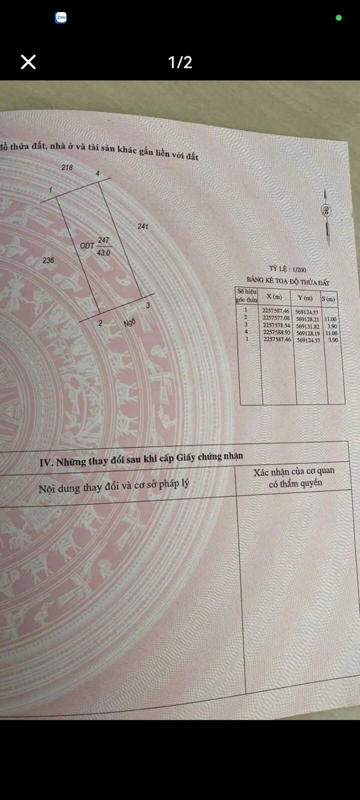 Đất mặt ngõ Trần Thọ Quế, Nam Định 43m² giá 990 triệu - Chính chủ bán gấp!