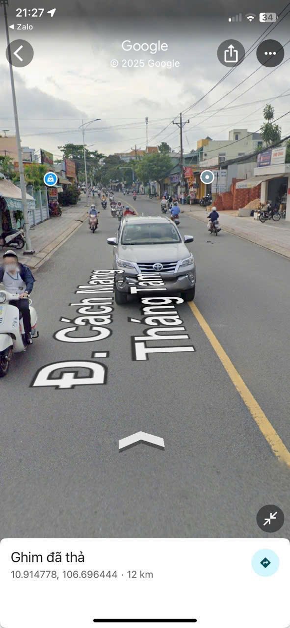 Bán đất mặt tiền đường Cách Mạng Tháng Tám, Bình Nhâm, 191m² - Vị trí kinh doanh đắc địa!