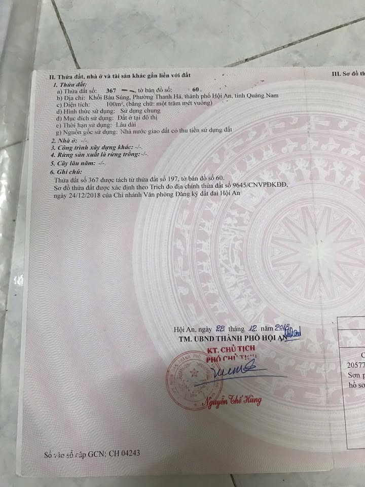 Đất nền Vinacom Thanh Hà 100m² giá 1 tỷ - Cơ hội đầu tư tuyệt vời!