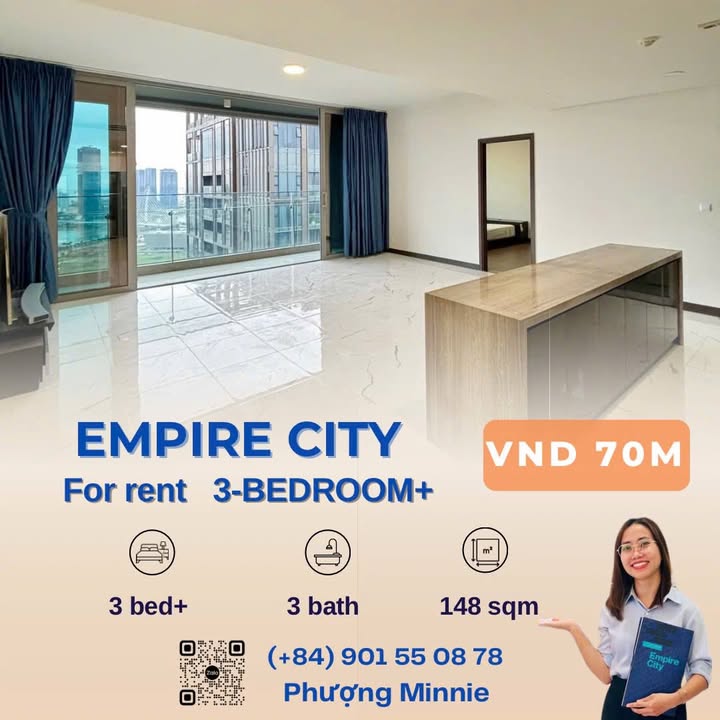 Căn hộ The Metropole Empire City 148m² giá 70 triệu - View sông tuyệt đẹp!