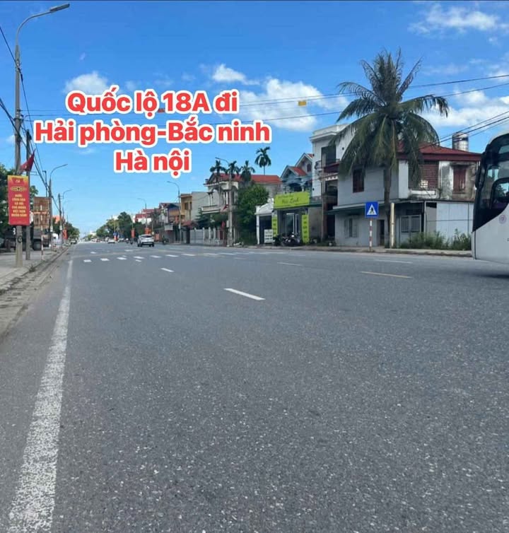 Đất Quốc Lộ 18A, Phường An Sinh, 69m² giá 1.8 tỷ - Vị trí kinh doanh sầm uất!