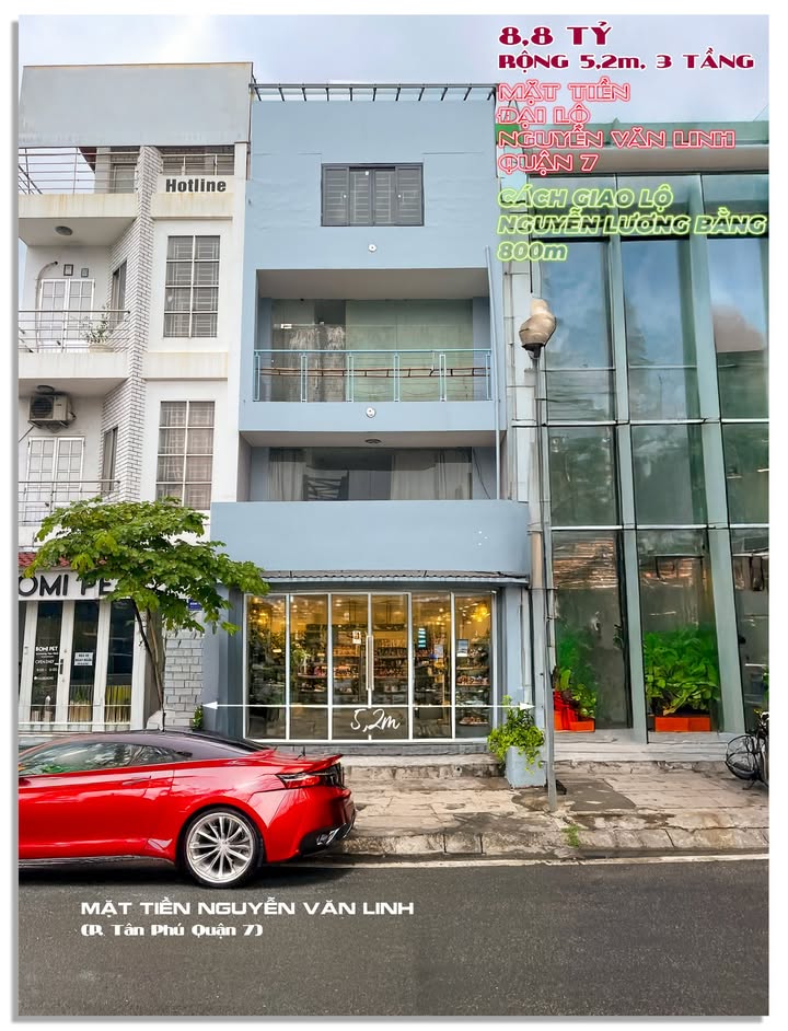 FrontHouse Nguyễn Văn Linh, Tân Phú, Q.7 giá 8.8 tỷ - Mặt tiền kinh doanh đỉnh cao!