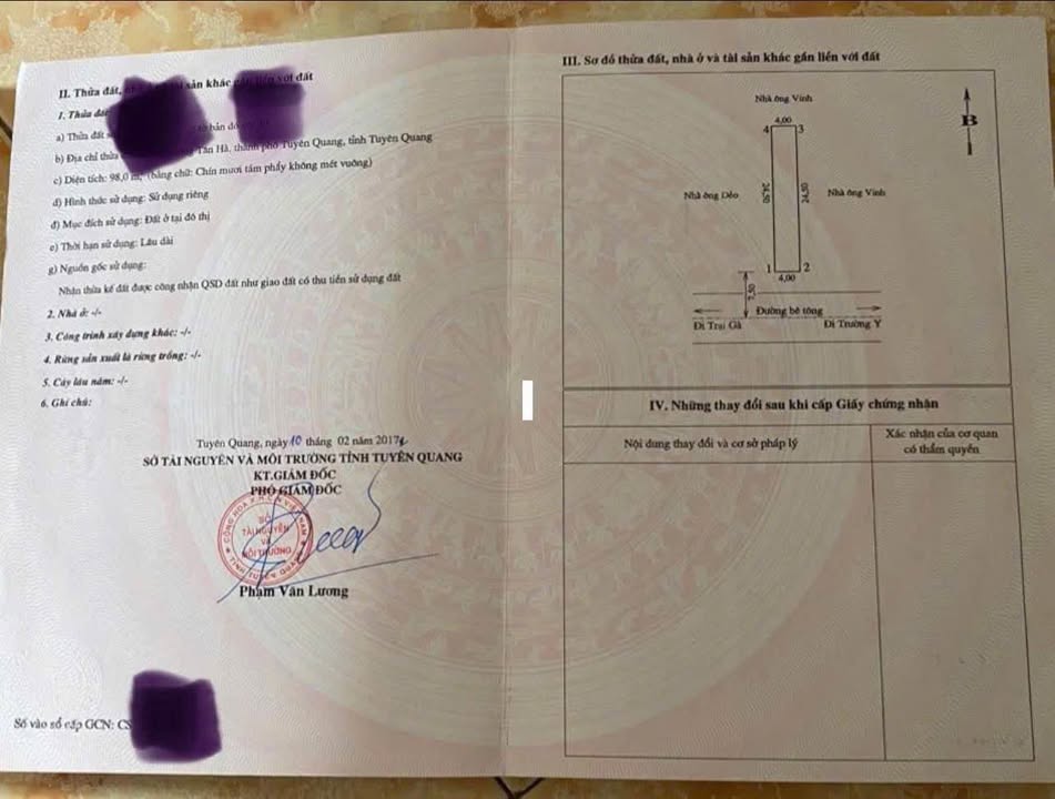 Đất nền Tân Hà Tuyên Quang 98m² giá 1 tỷ - Đầu tư sinh lời ngay!