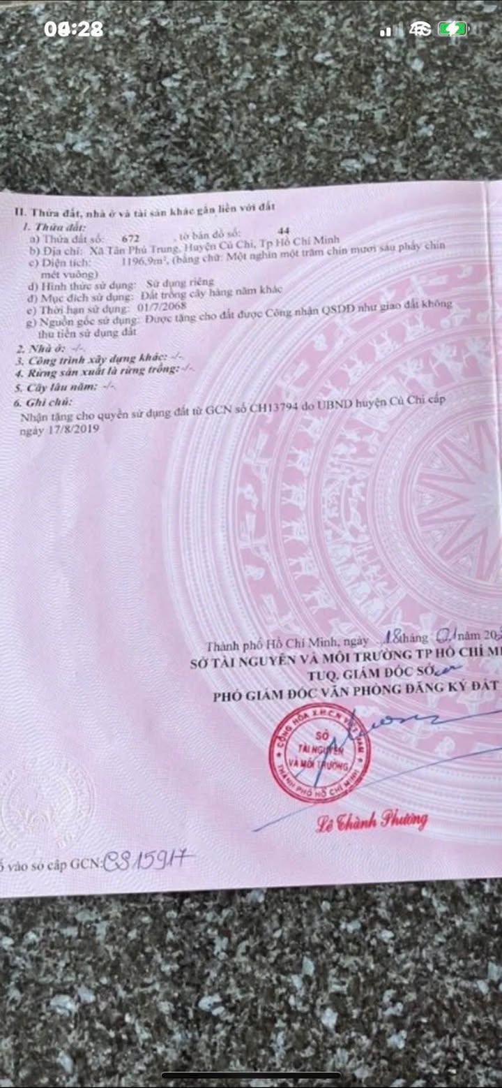 Đất vườn mặt tiền đường Lê Thị Sắc, Củ Chi 1200m² giá 3.5 tỷ - Đầu tư sinh lời tuyệt vời!