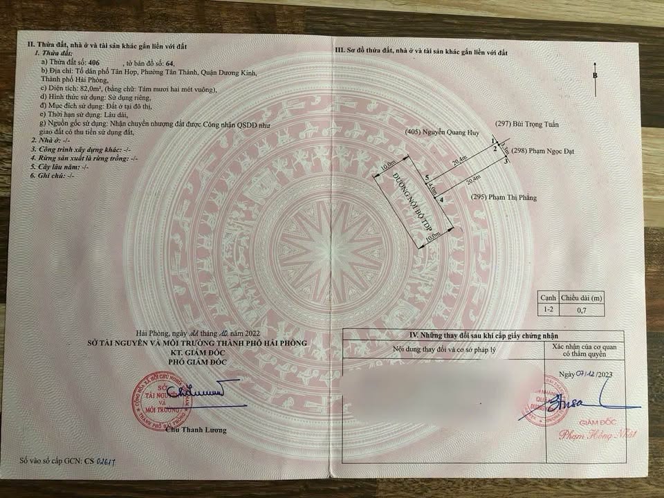 Đất nền mặt đường 10m Tân Thành, Dương Kinh, Hải Phòng 82m² - Tiềm năng tăng giá vượt trội!