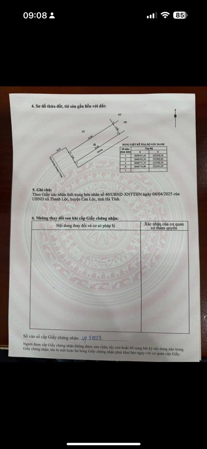 Đất thổ cư tại Đậu Liêu, Hồng Lĩnh 110m² giá 2.36 tỷ - Kinh doanh sầm uất!
