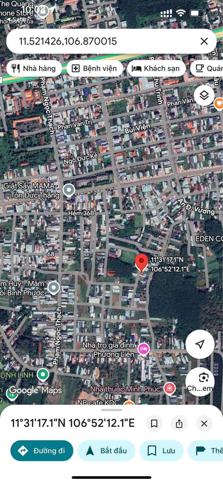 Đất nền Tiến Thành Đồng Xoài 156.6m² giá 900 triệu - Sổ đỏ chính chủ, đầu tư lý tưởng!