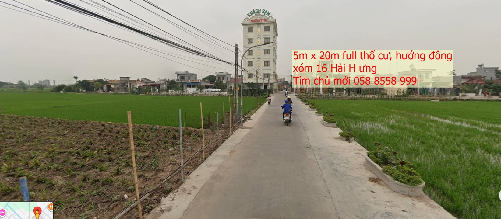 Đất thổ cư Xóm 16 Hải Hưng 100m² - Gần QL21A chỉ 250m!